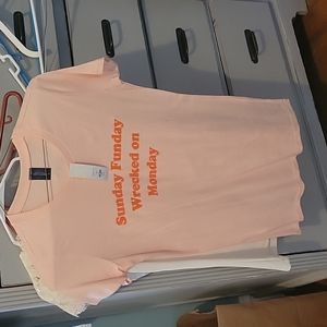 NWT Sunday funday tee